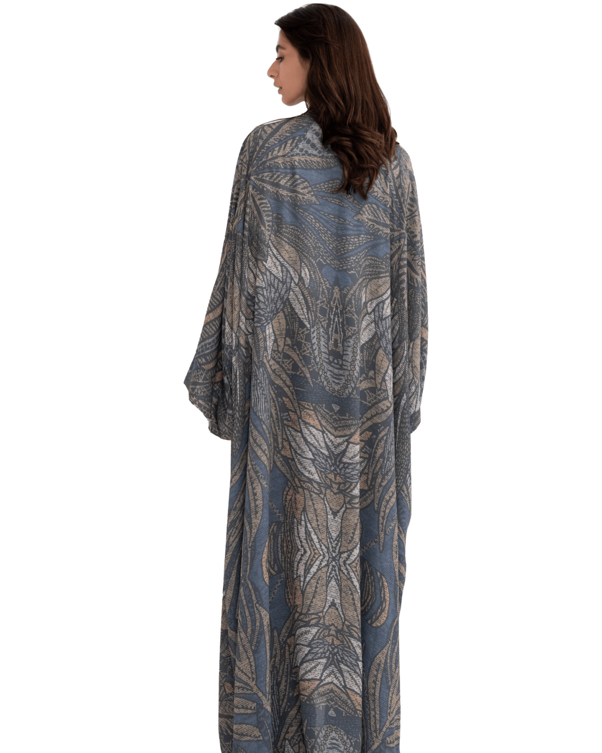 GRAY ABAYA - MIRA Y MANO