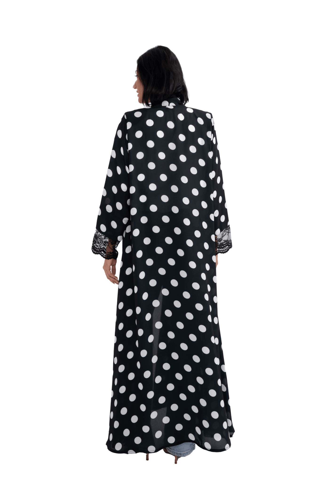 POLKA DOT ABAYA - HOUSE OF SOLE - MIRA Y MANO