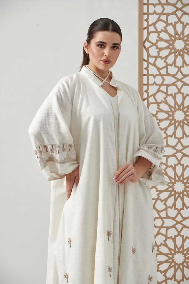 RCHL - 01 ABAYA SET - HUROF - MIRA Y MANO