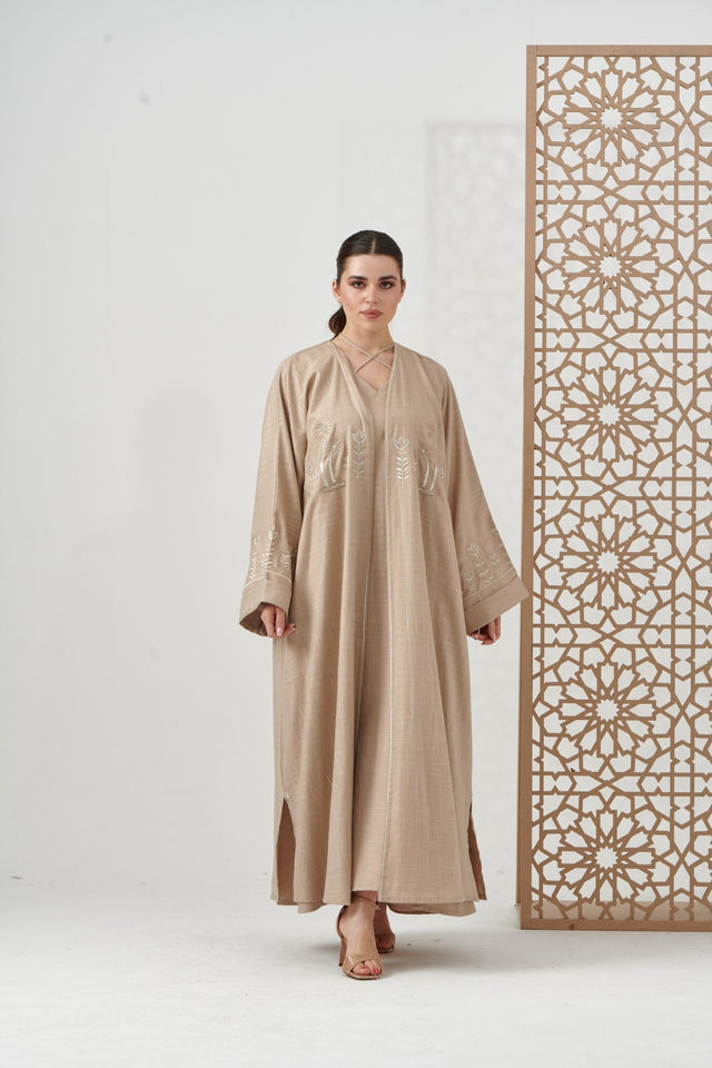 RCHL - 22 - TN ABAYA SET - HUROF - MIRA Y MANO