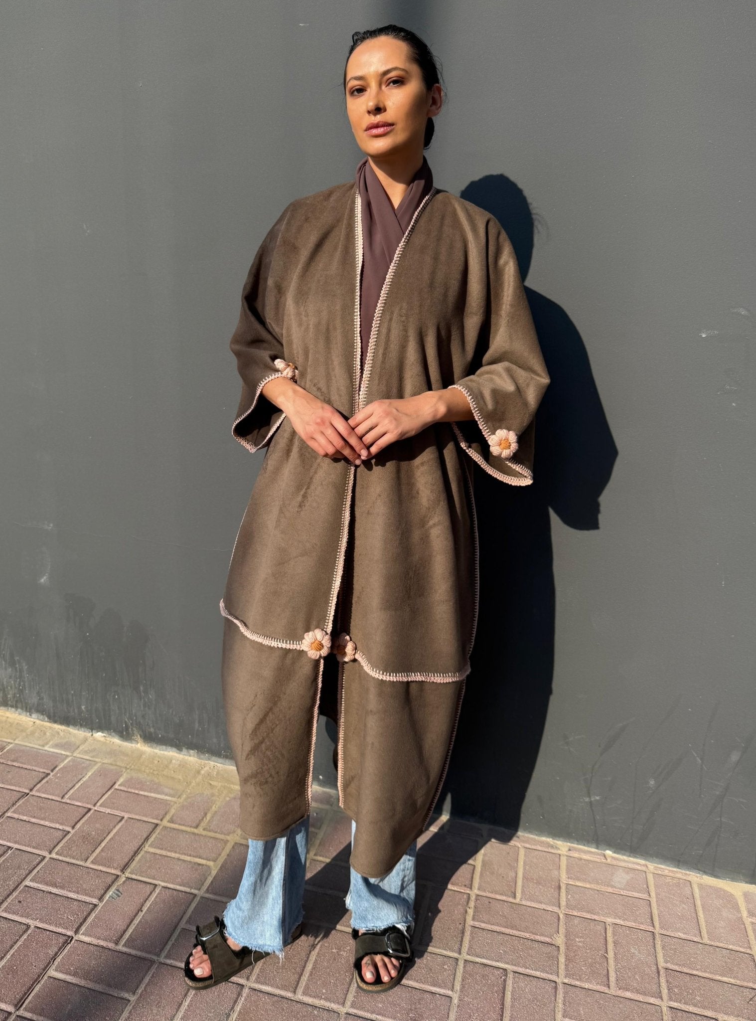 F210 ABAYA COAT - JAMELOO - MIRA Y MANO