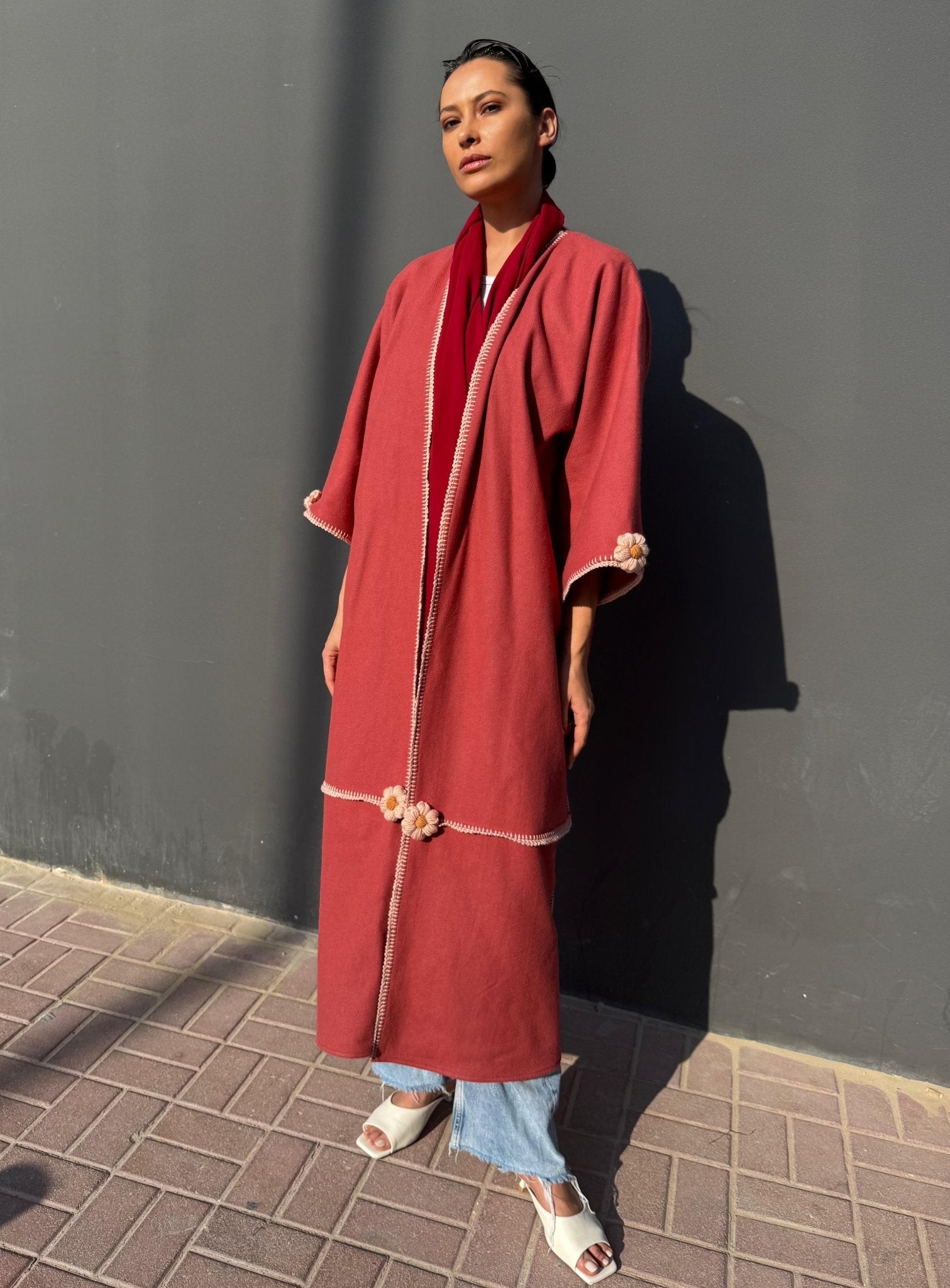 F211 ABAYA COAT - JAMELOO - MIRA Y MANO