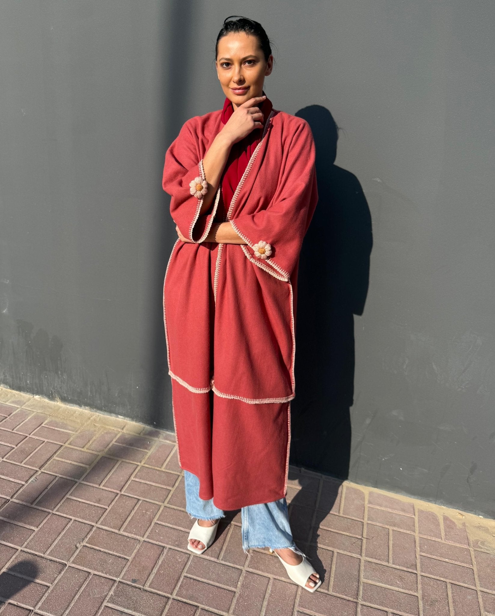 F211 ABAYA COAT - JAMELOO - MIRA Y MANO