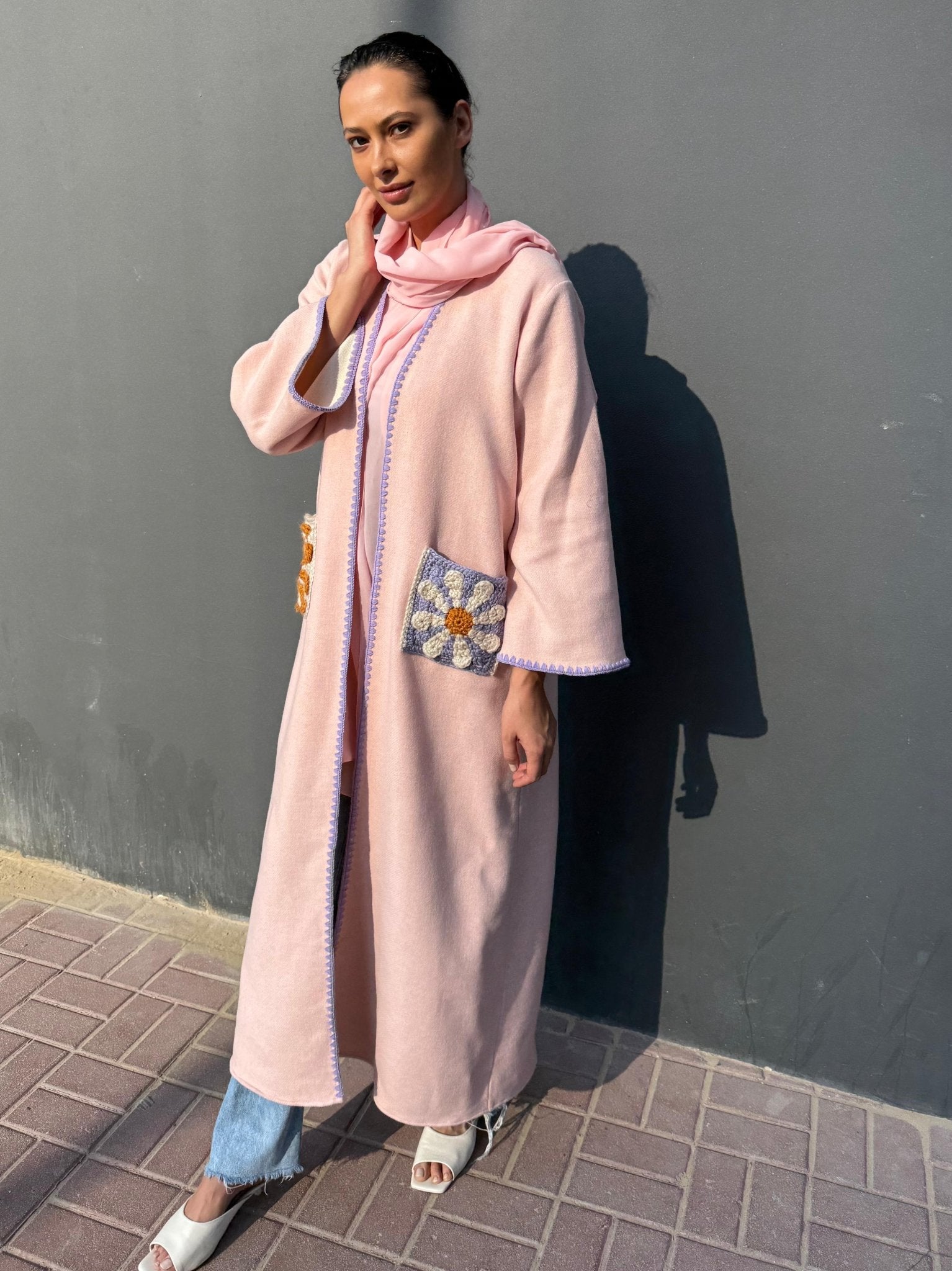 F212 ABAYA COAT - JAMELOO - MIRA Y MANO