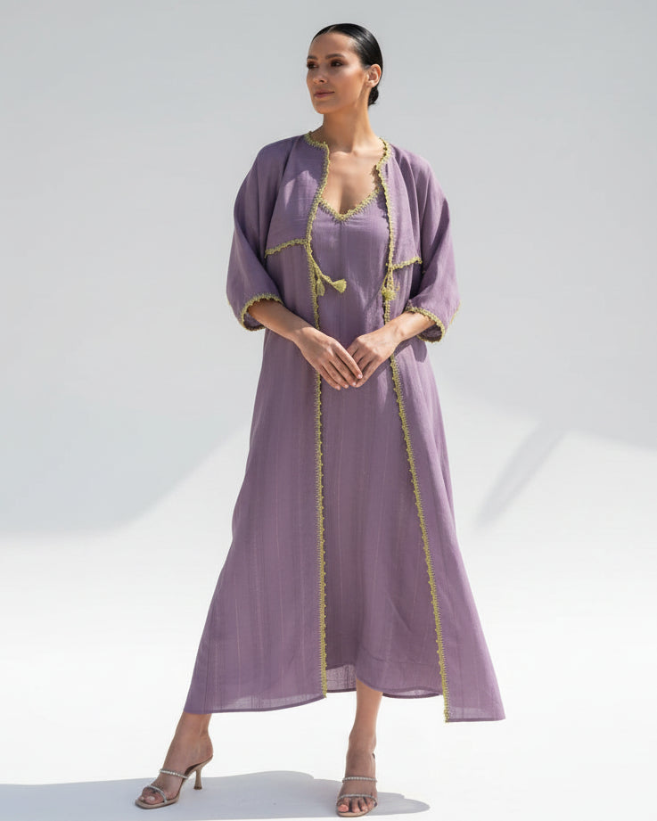 S126 ABAYA SET - JAMELOO - MIRA Y MANO
