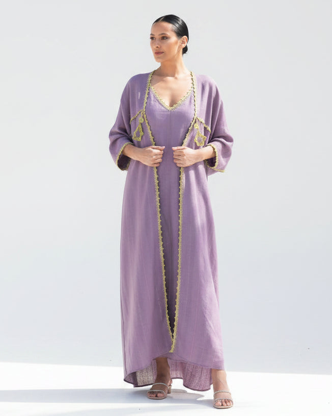 S126 ABAYA SET - JAMELOO - MIRA Y MANO