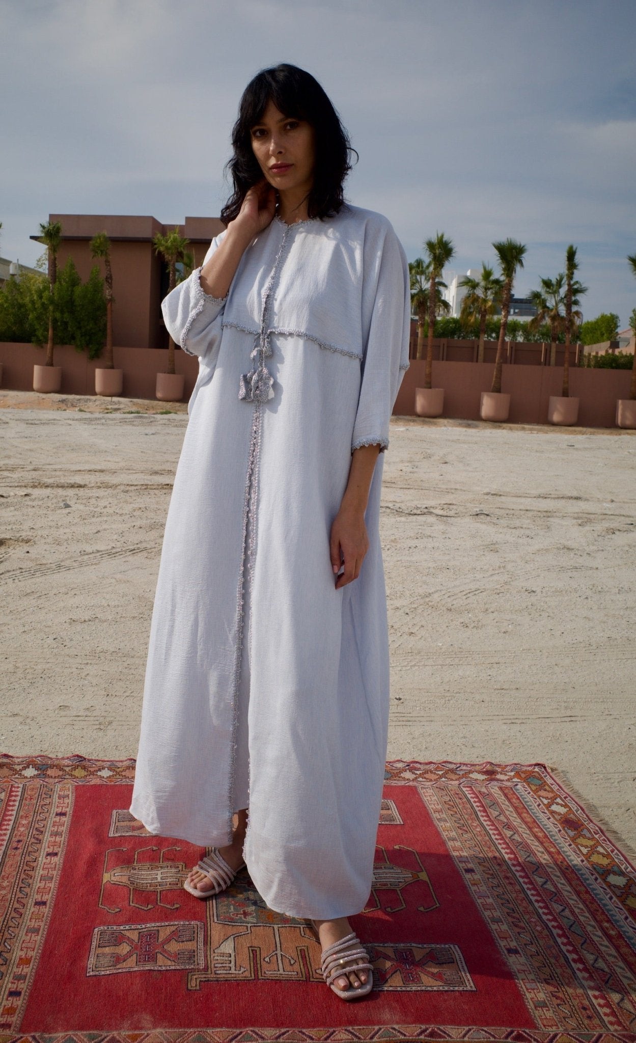 S143LB ABAYA SET - JAMELOO - MIRA Y MANO