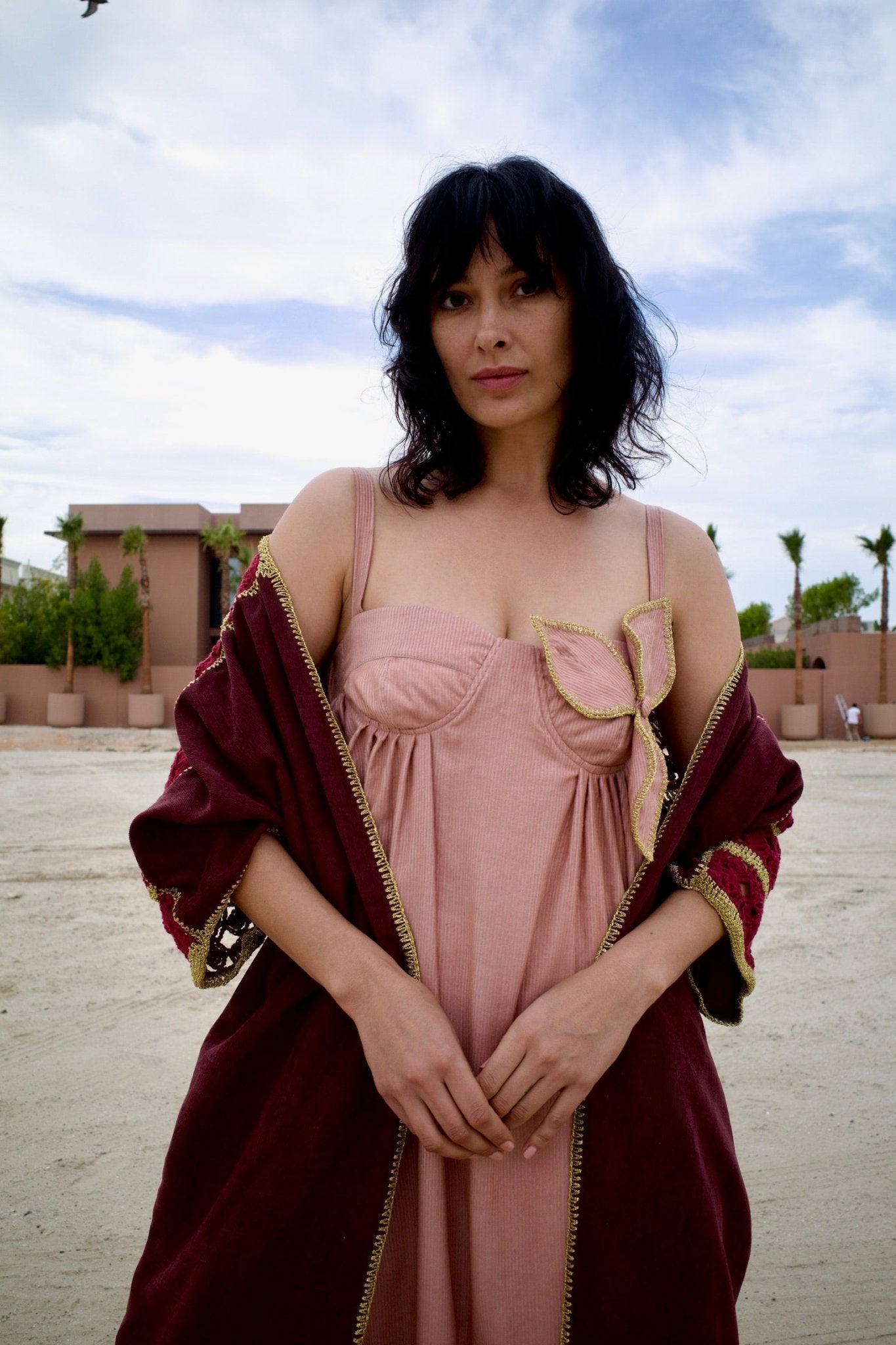 S146MA ABAYA SET - JAMELOO - MIRA Y MANO