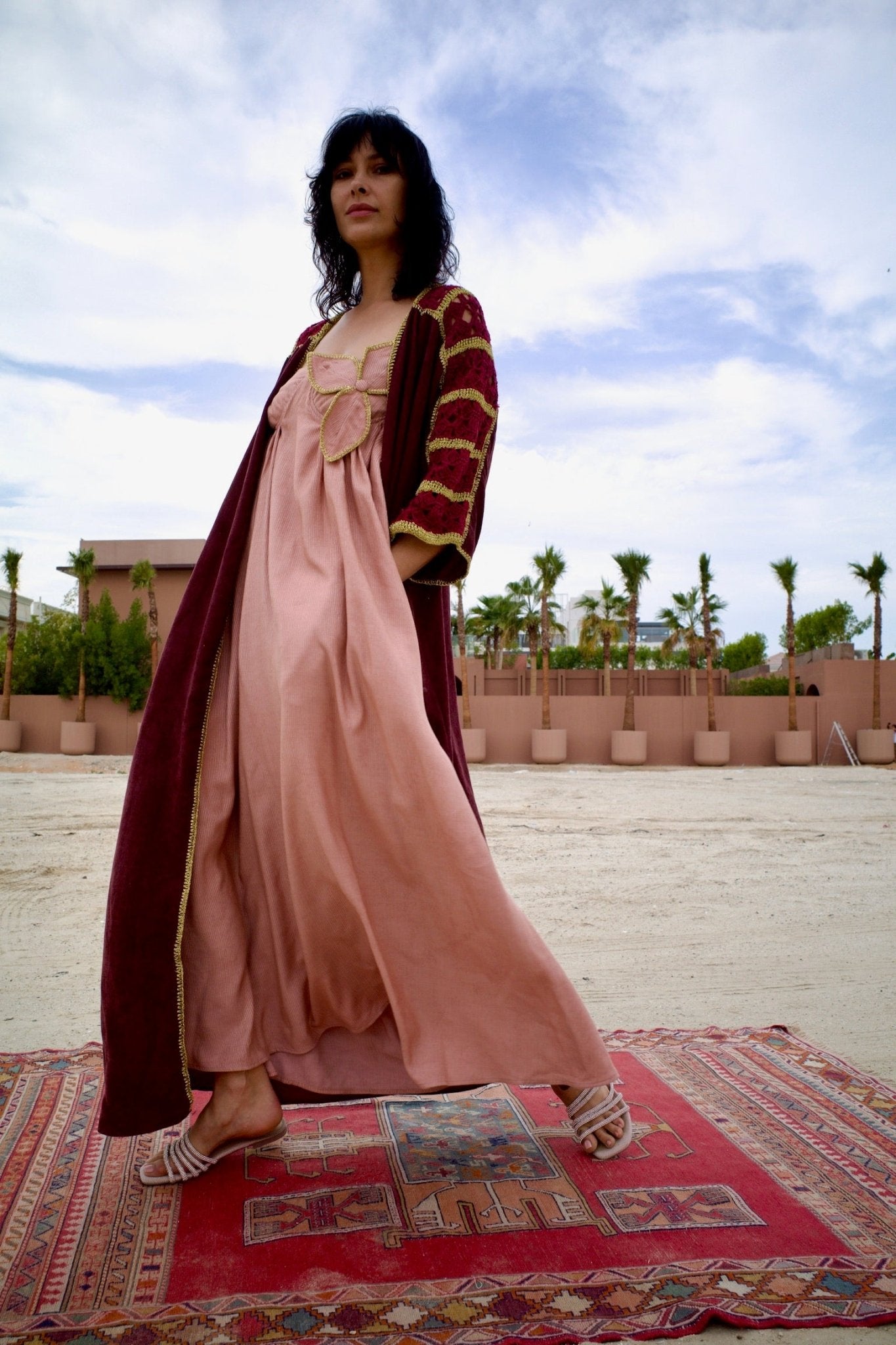 S146MA ABAYA SET - JAMELOO - MIRA Y MANO