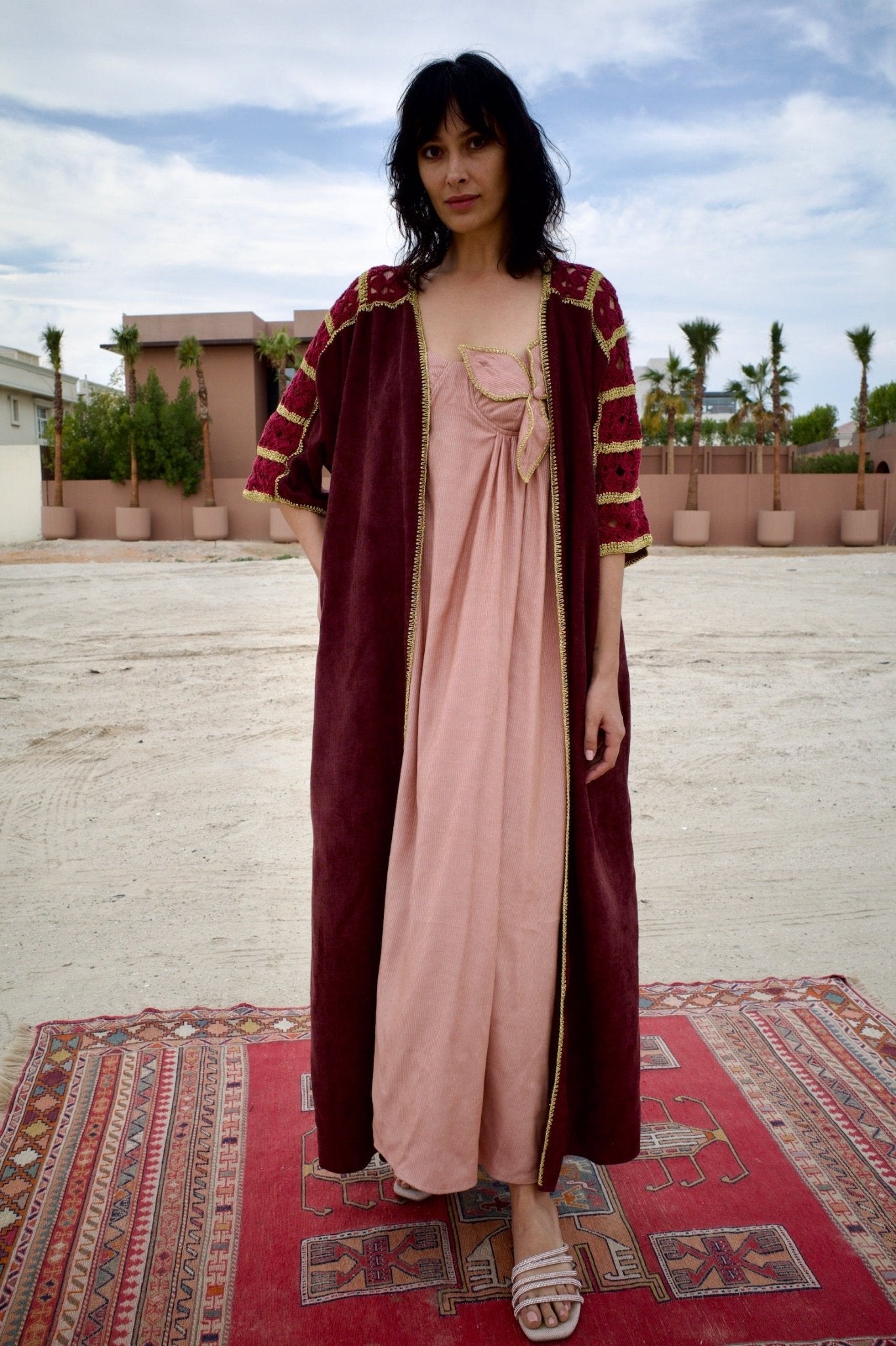 S146MA ABAYA SET - JAMELOO - MIRA Y MANO