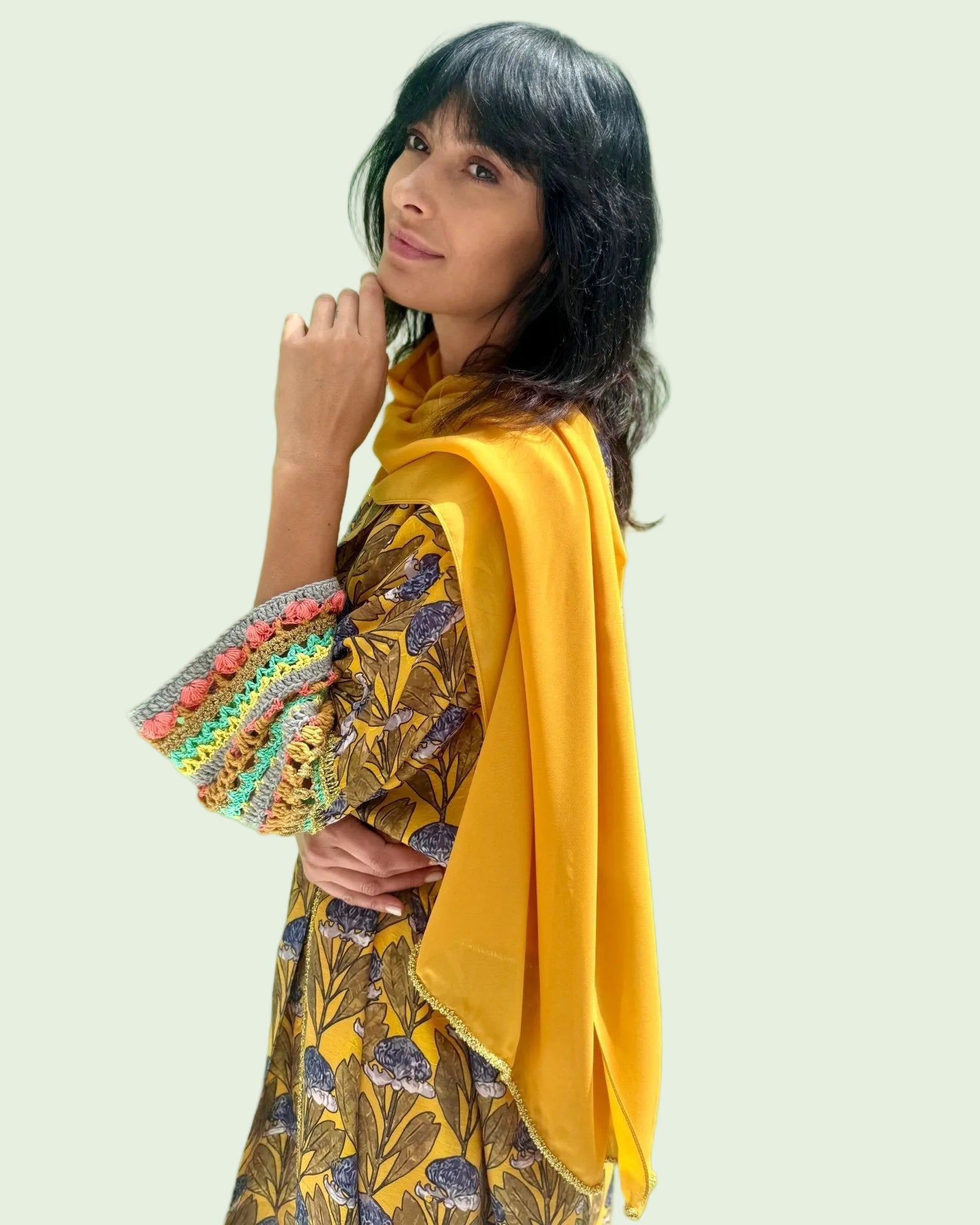 S153 DAISY2 MUST ABAYA SET - JAMELOO - MIRA Y MANO