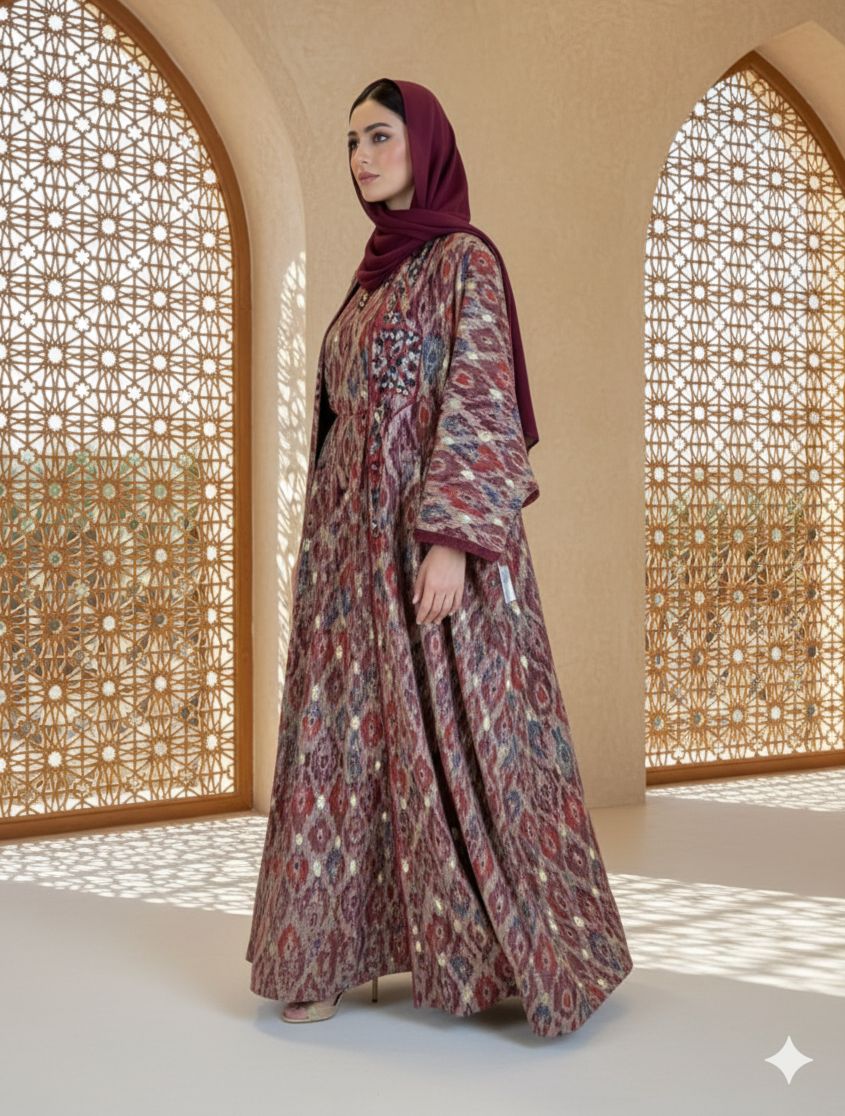 M0654 - FB KRT ABAYA SET - KERTA COLLECTION - MIRA Y MANO