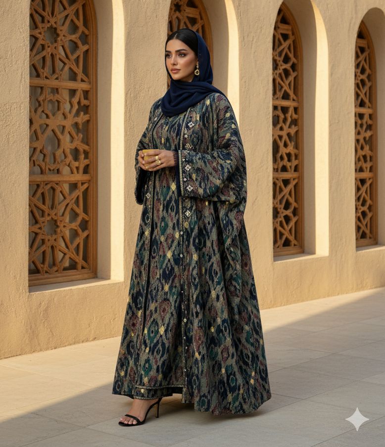 M0657 - SG KRT ABAYA SET - KERTA COLLECTION - MIRA Y MANO