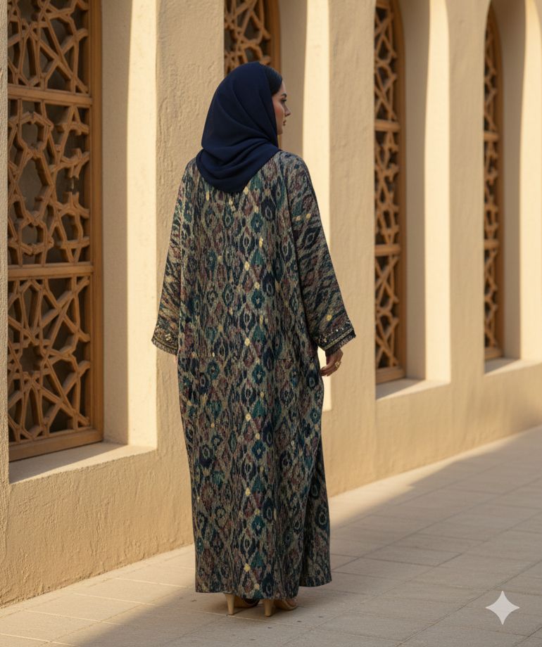 M0657 - SG KRT ABAYA SET - KERTA COLLECTION - MIRA Y MANO