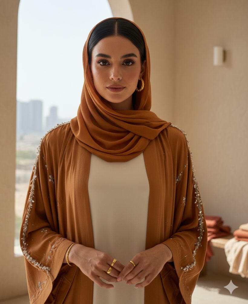 M0668 KRT ABAYA - KERTA COLLECTION - MIRA Y MANO