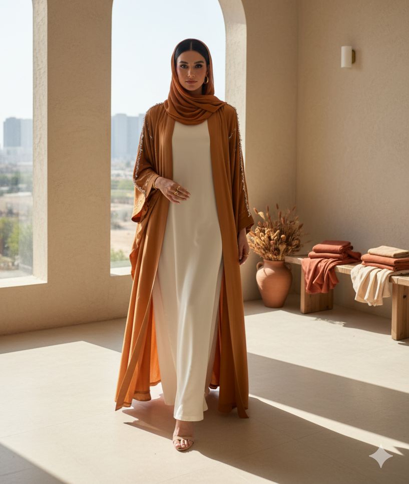 M0668 KRT ABAYA - KERTA COLLECTION - MIRA Y MANO