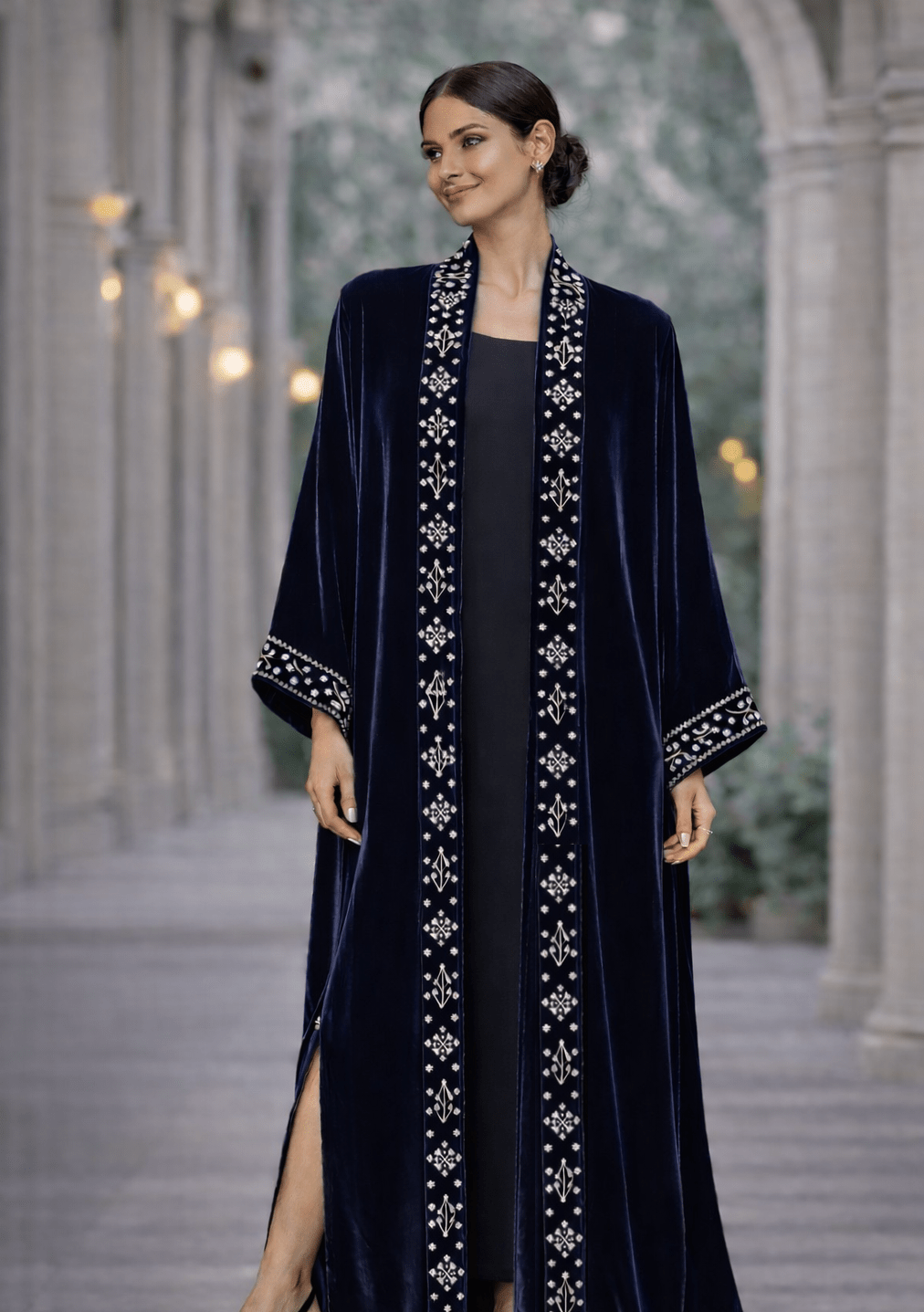 M0758 KRT ABAYA - KERTA COLLECTION - MIRA Y MANO