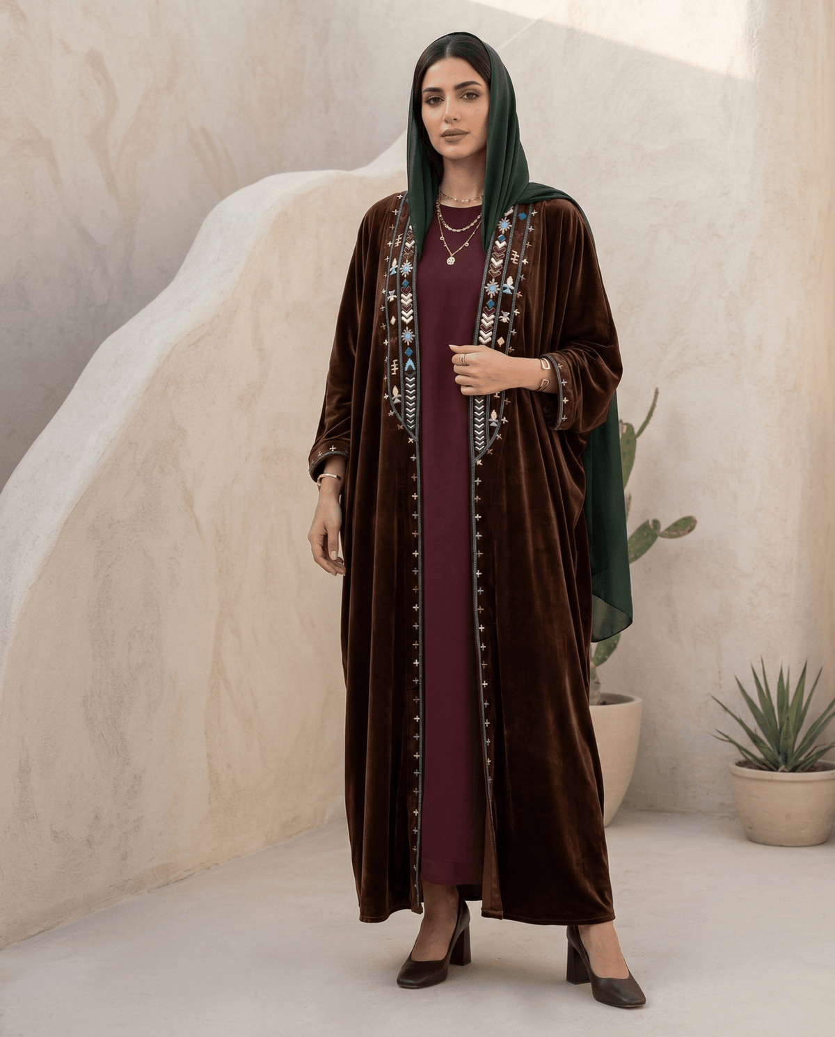 M0765 KRT ABAYA - KERTA COLLECTION - MIRA Y MANO