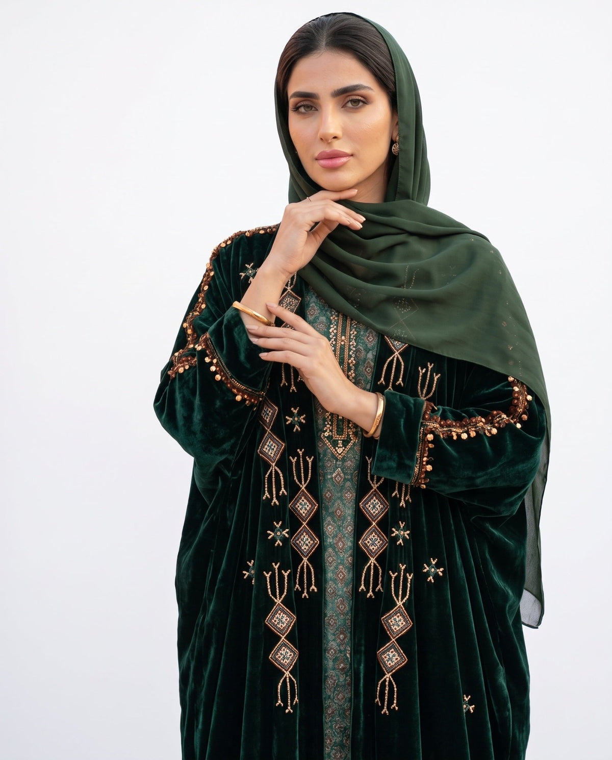 M0767 KRT – Abaya - KERTA COLLECTION - MIRA Y MANO