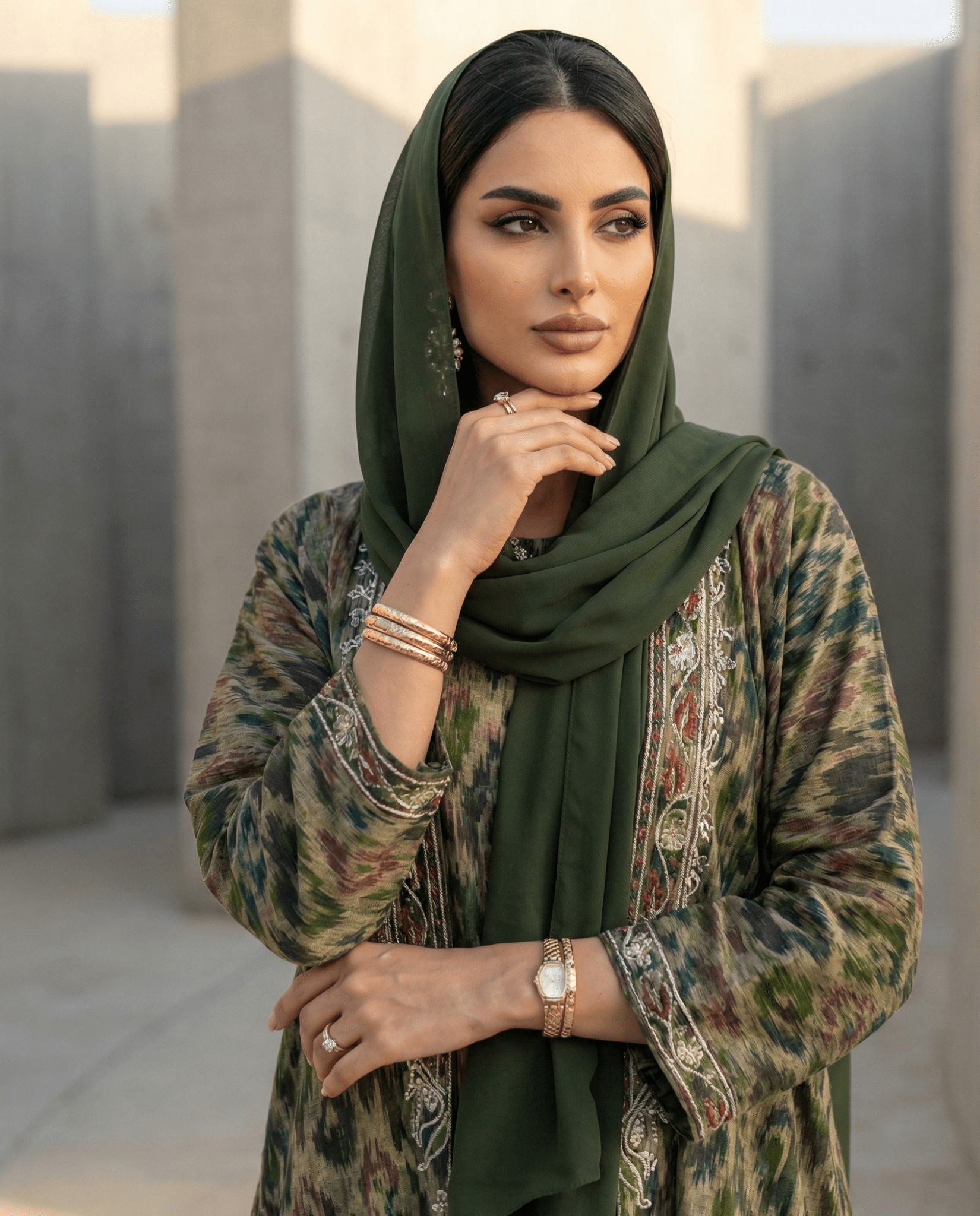 M0777 KRT ABAYA SET - KERTA COLLECTION - MIRA Y MANO