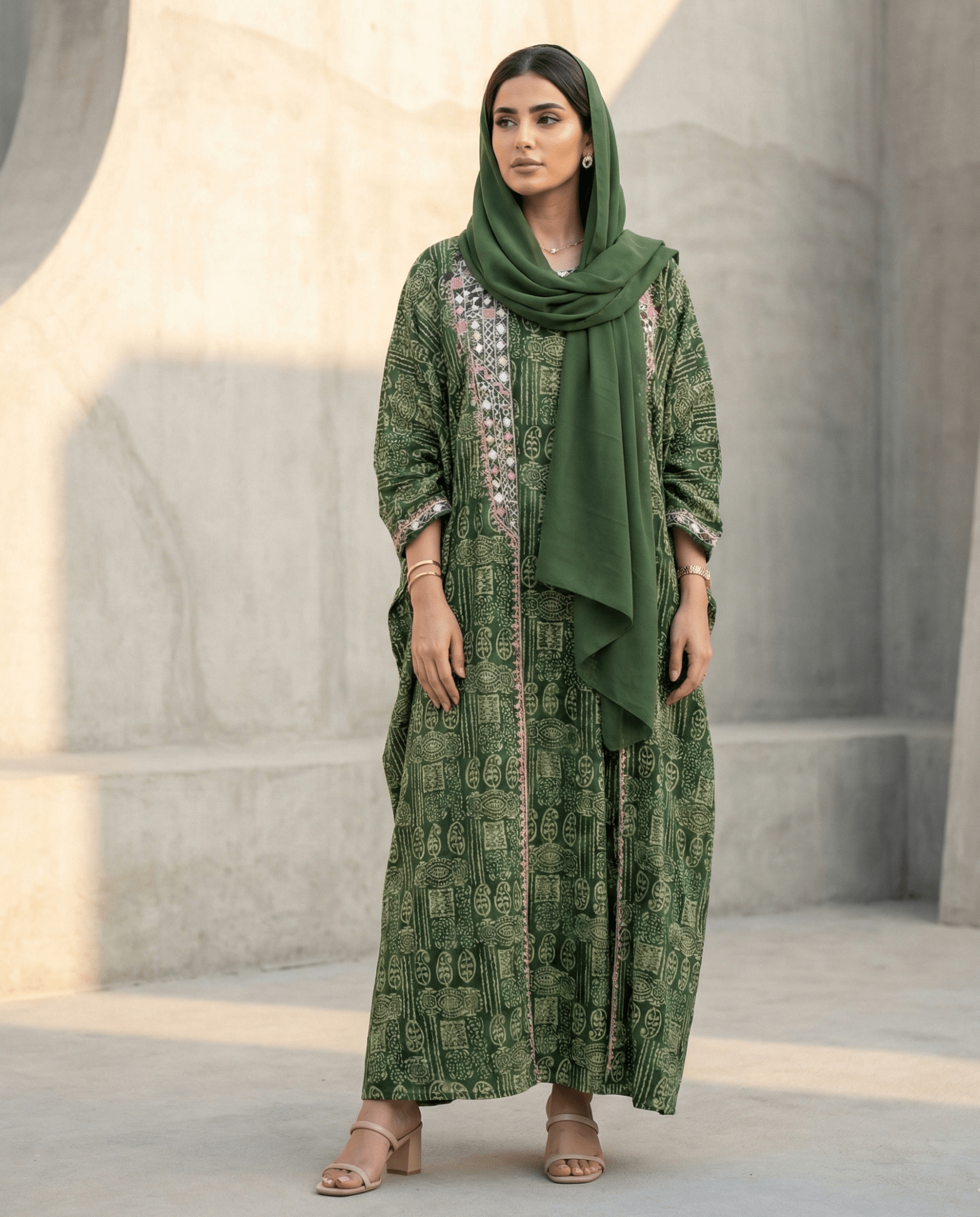 M0779 KRT ABAYA SET - KERTA COLLECTION - MIRA Y MANO