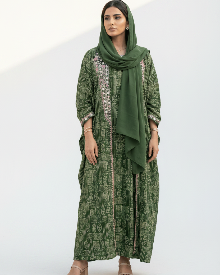 M0779 KRT ABAYA SET - KERTA COLLECTION - MIRA Y MANO