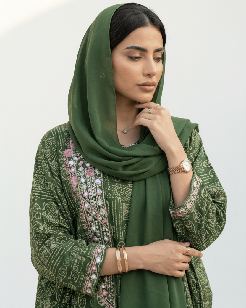 M0779 KRT ABAYA SET - KERTA COLLECTION - MIRA Y MANO
