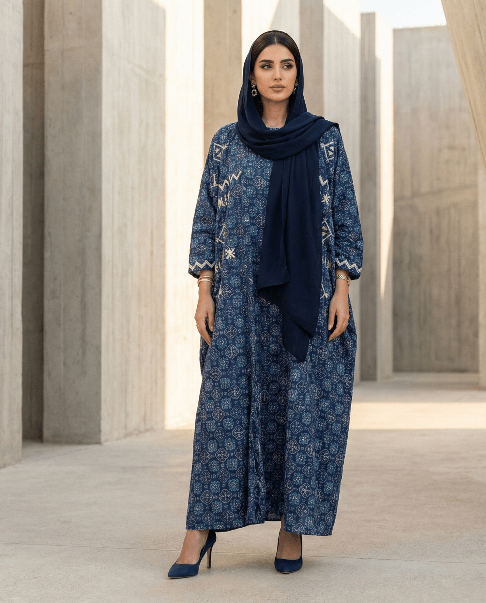 M0780 KRT ABAYA SET - KERTA COLLECTION - MIRA Y MANO
