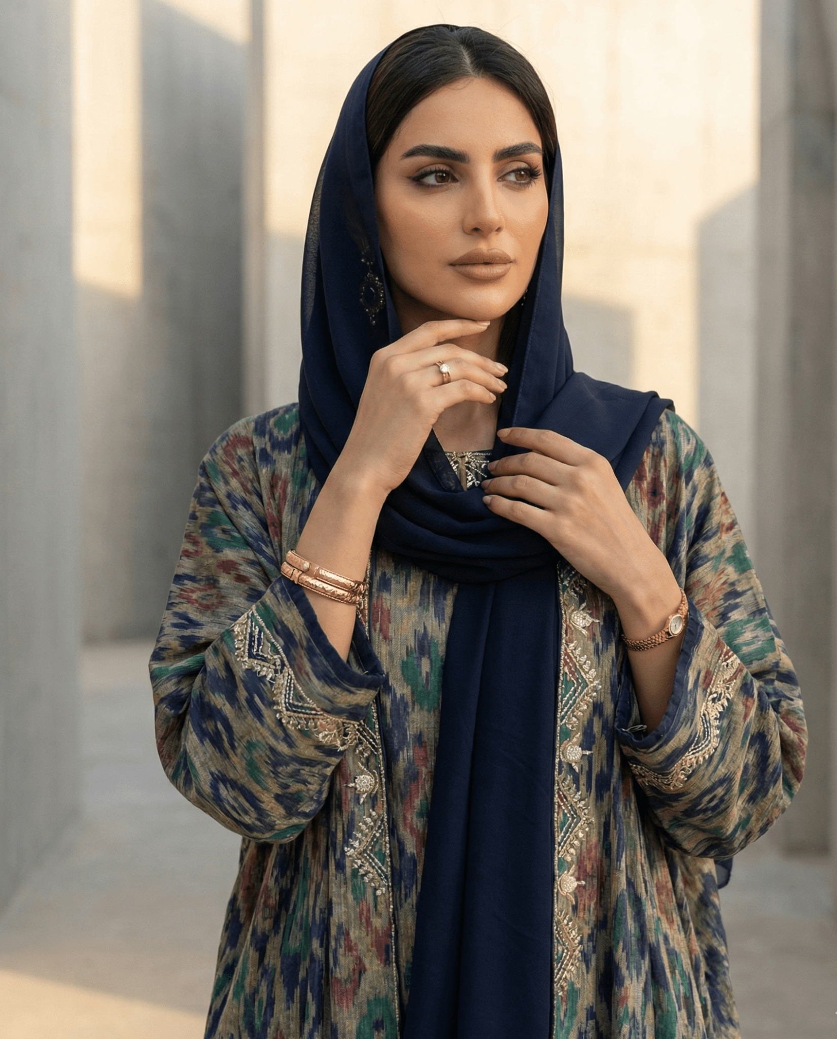 M0781 KRT ABAYA SET - KERTA COLLECTION - MIRA Y MANO