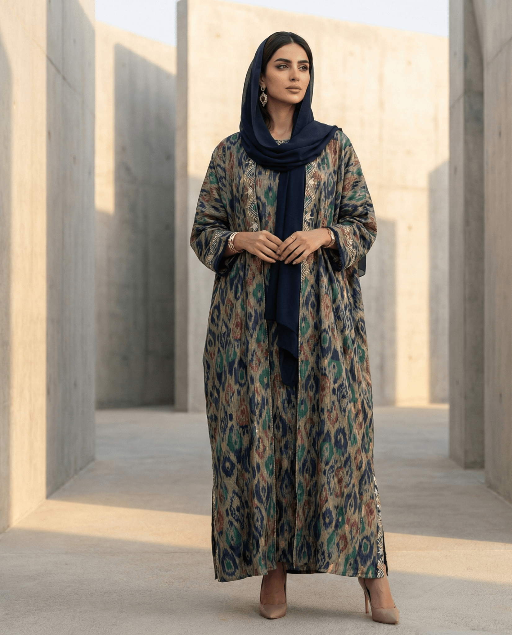 M0781 KRT ABAYA SET - KERTA COLLECTION - MIRA Y MANO