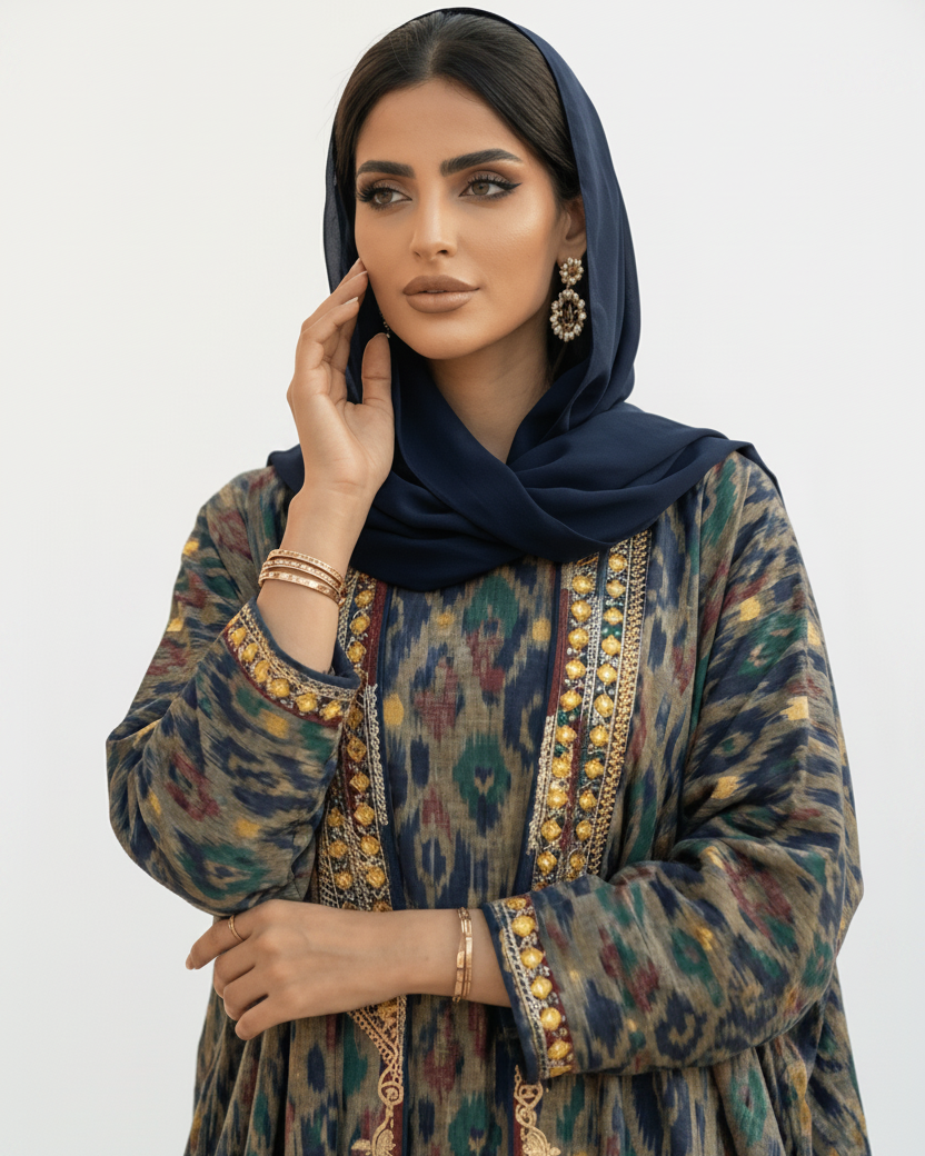 M0782 KRT ABAYA SET - KERTA COLLECTION - MIRA Y MANO