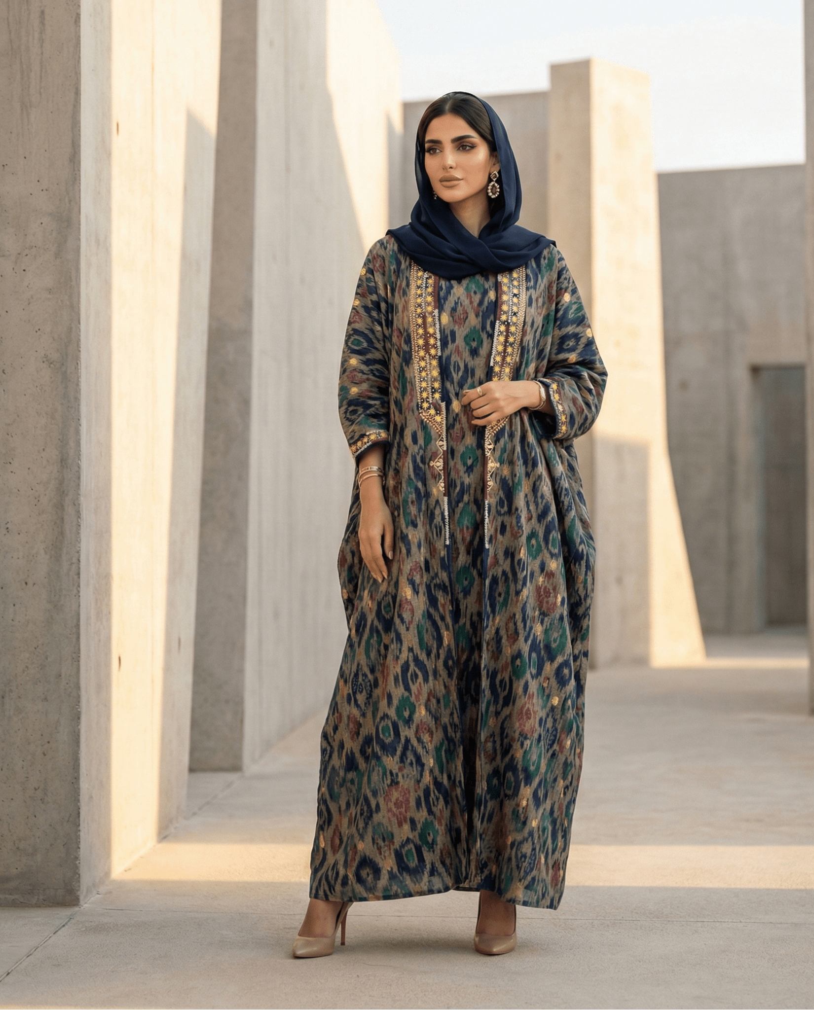 M0782 KRT ABAYA SET - KERTA COLLECTION - MIRA Y MANO