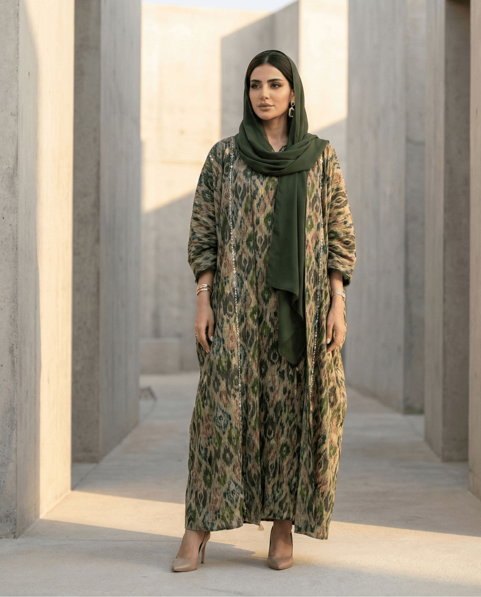 M0783 KRT ABAYA SET - KERTA COLLECTION - MIRA Y MANO
