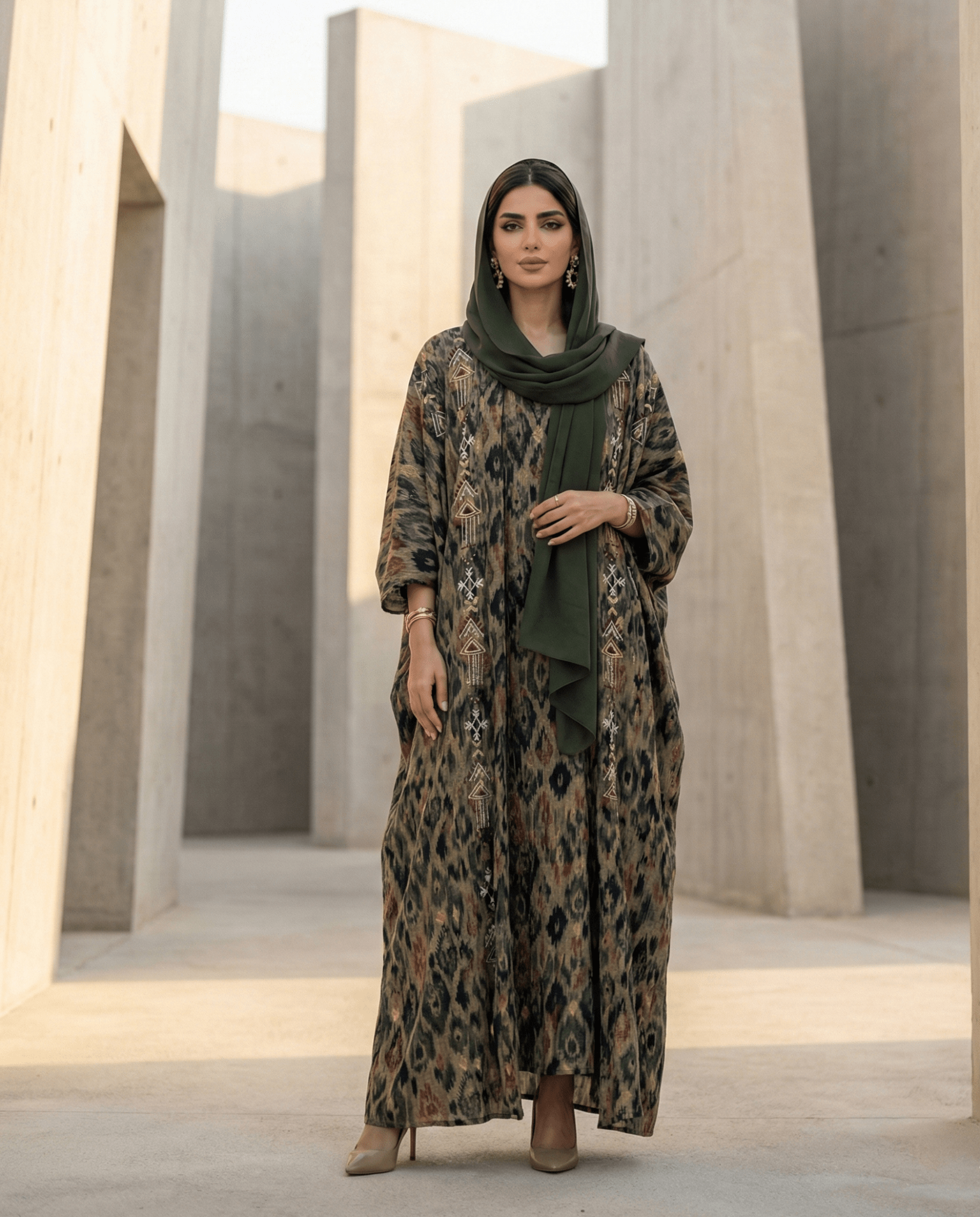 M0786 KRT ABAYA SET - KERTA COLLECTION - MIRA Y MANO