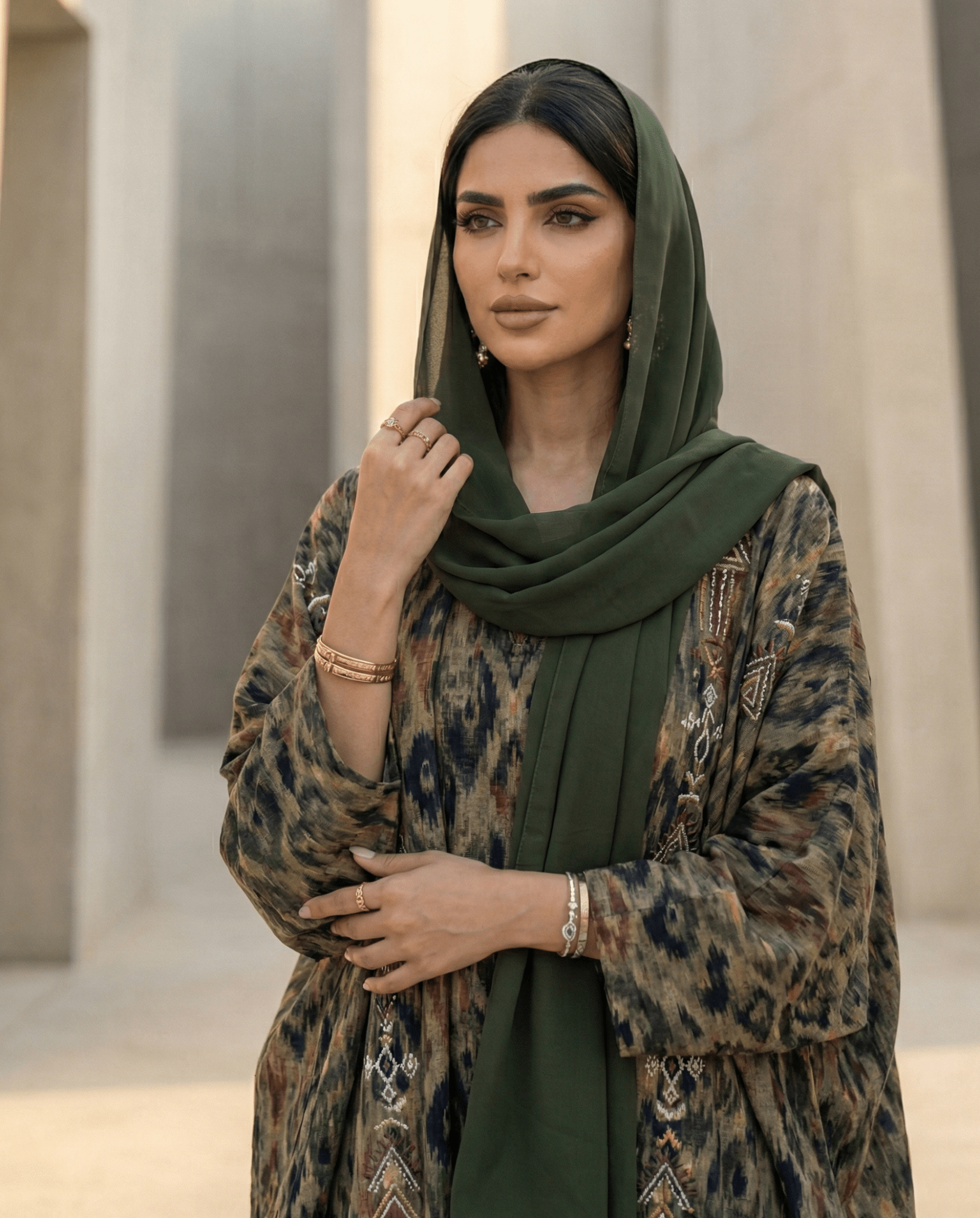 M0786 KRT ABAYA SET - KERTA COLLECTION - MIRA Y MANO