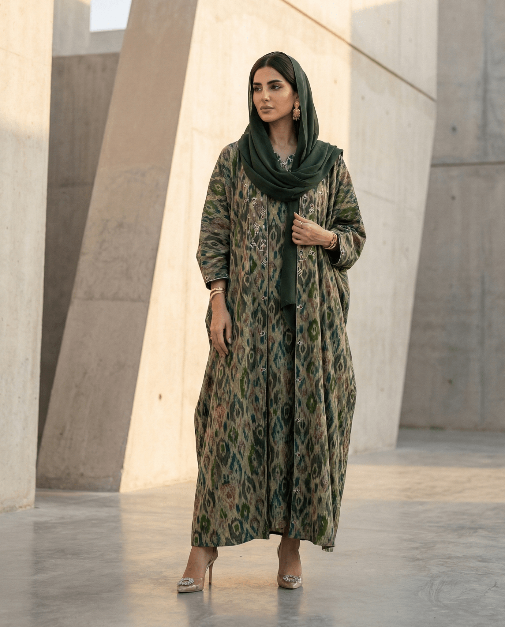 M0787 KRT ABAYA SET - KERTA COLLECTION - MIRA Y MANO