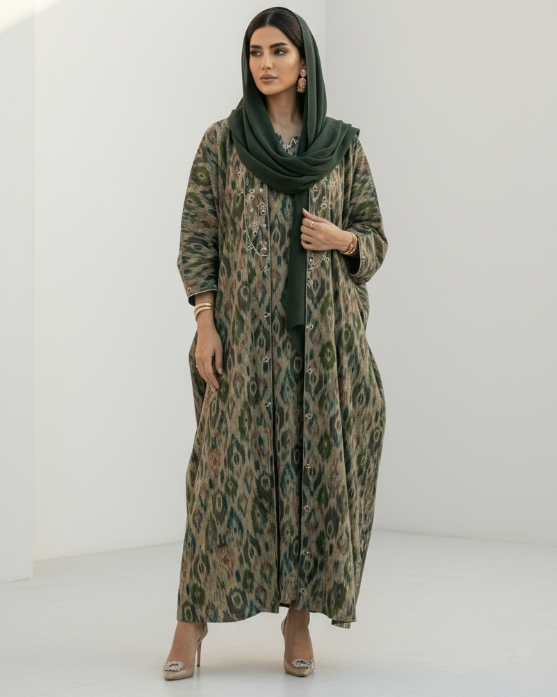 M0787 KRT ABAYA SET - KERTA COLLECTION - MIRA Y MANO