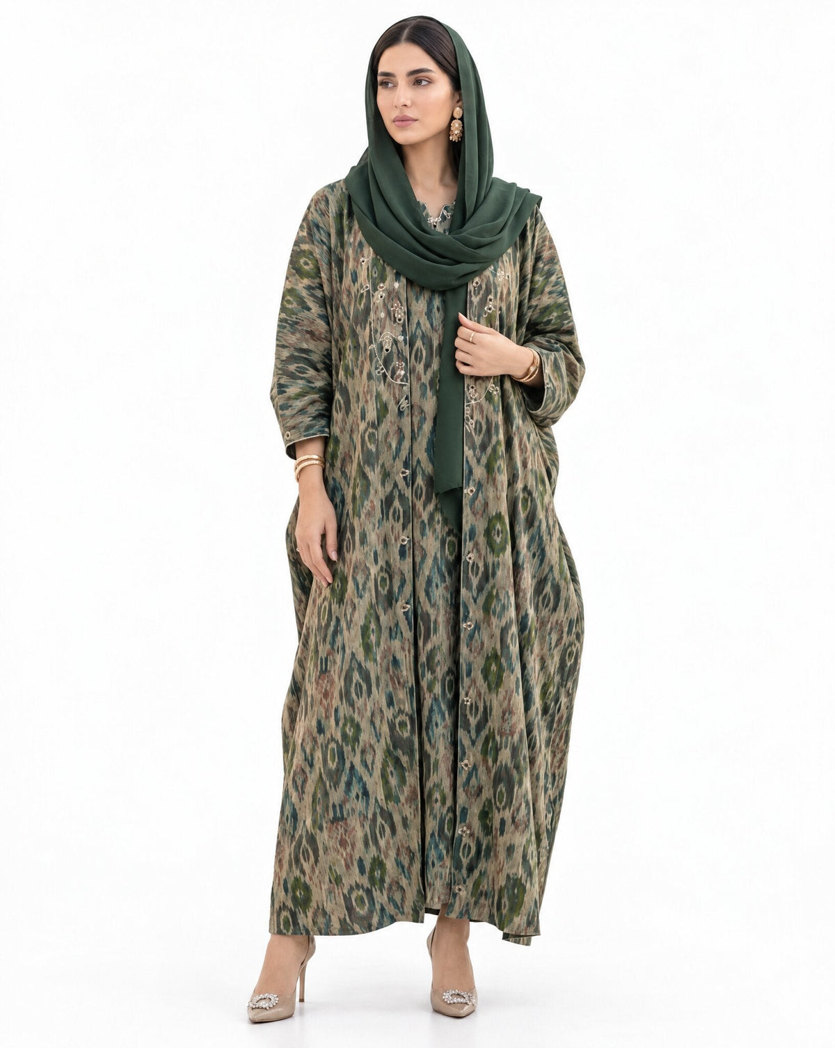 M0787 KRT ABAYA SET - KERTA COLLECTION - MIRA Y MANO