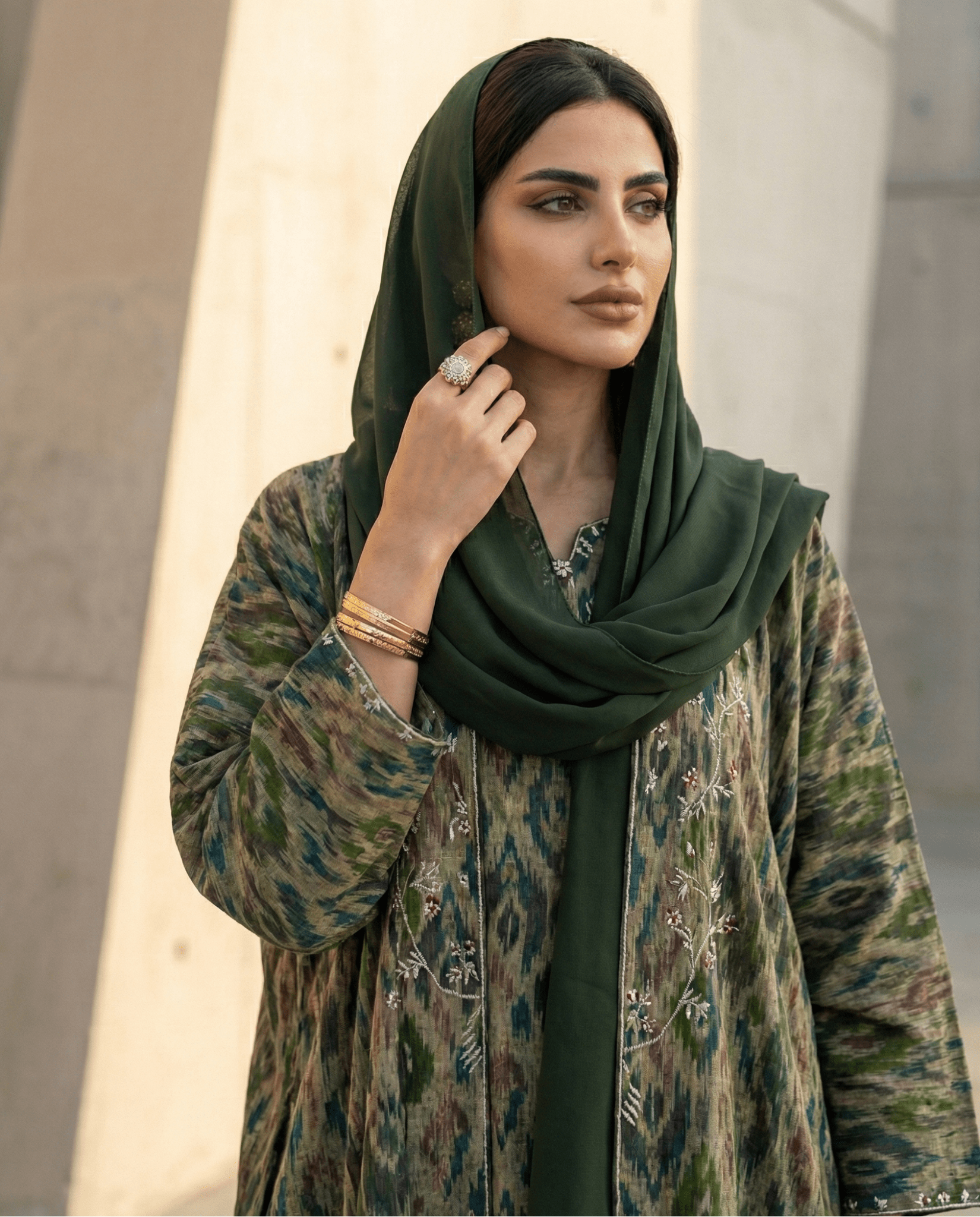 M0787 KRT ABAYA SET - KERTA COLLECTION - MIRA Y MANO