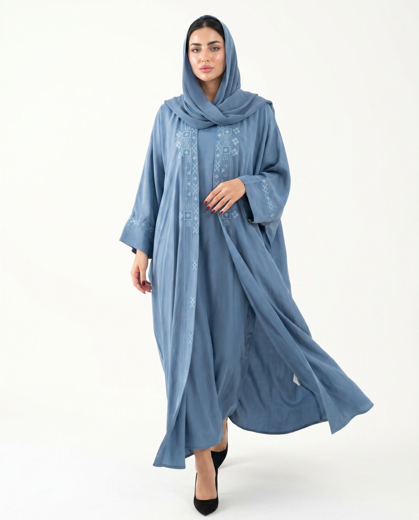 M0831 ABAYA SET - KERTA COLLECTION - MIRA Y MANO