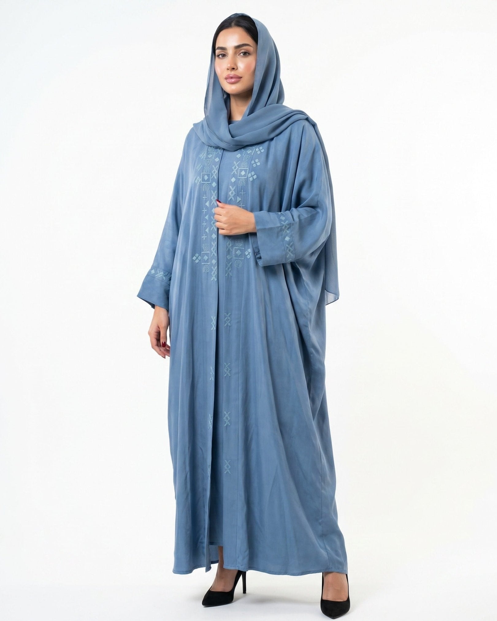 M0831 ABAYA SET - KERTA COLLECTION - MIRA Y MANO