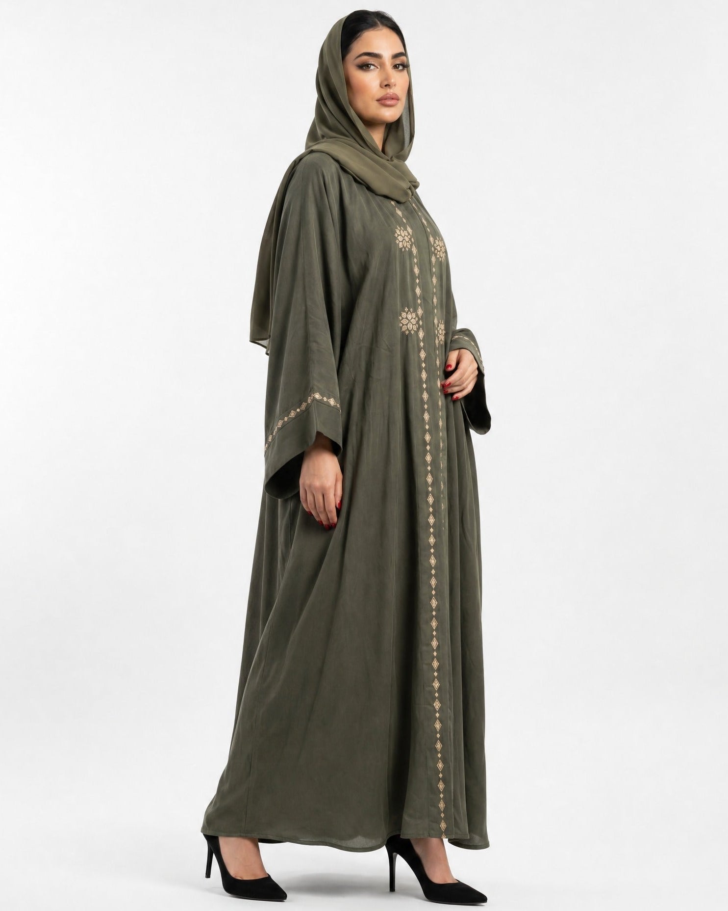 M0833 ABAYA SET - KERTA COLLECTION - MIRA Y MANO
