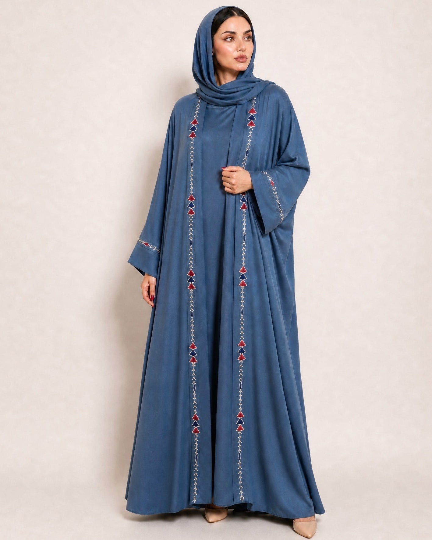 M0840 ABAYA SET - KERTA COLLECTION - MIRA Y MANO