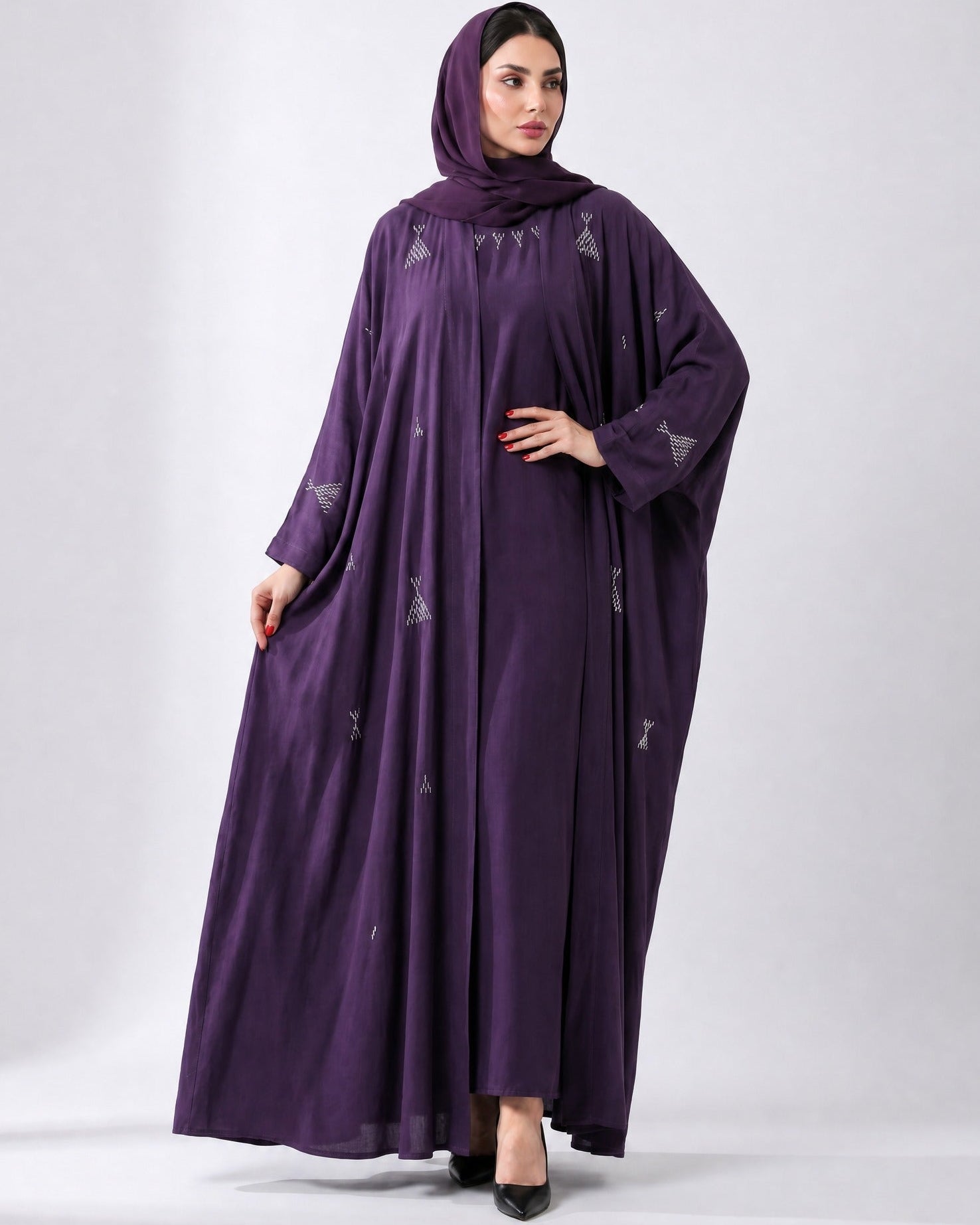 M0841 ABAYA SET - KERTA COLLECTION - MIRA Y MANO