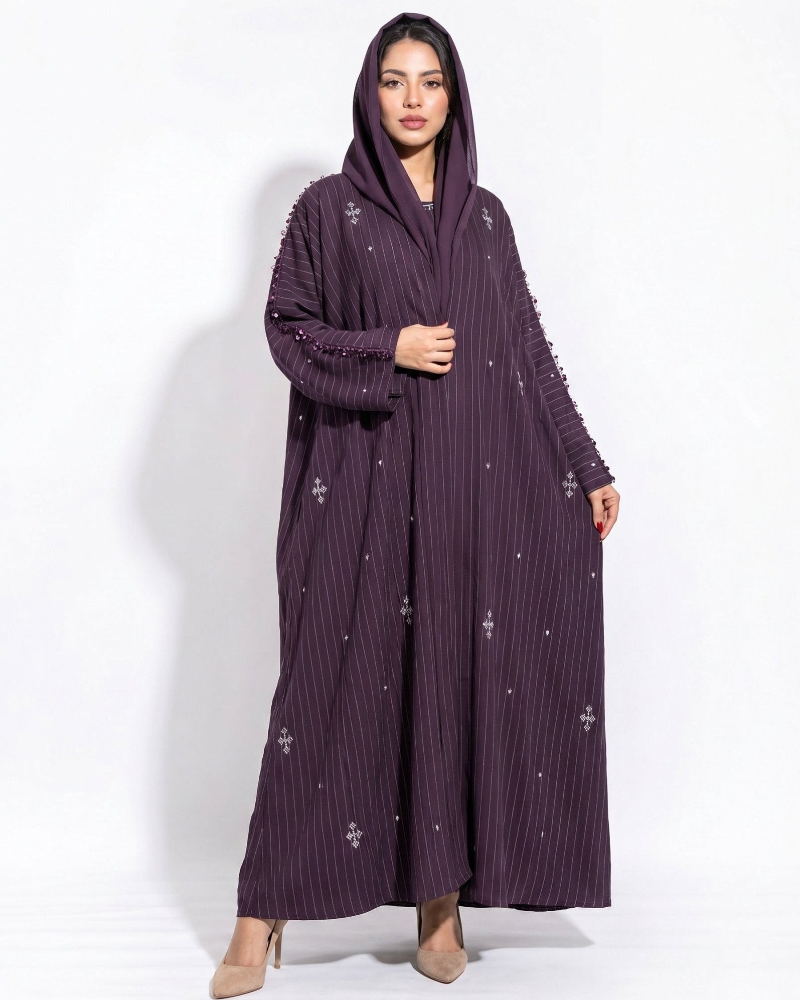 M0847 ABAYA SET - KERTA COLLECTION - MIRA Y MANO