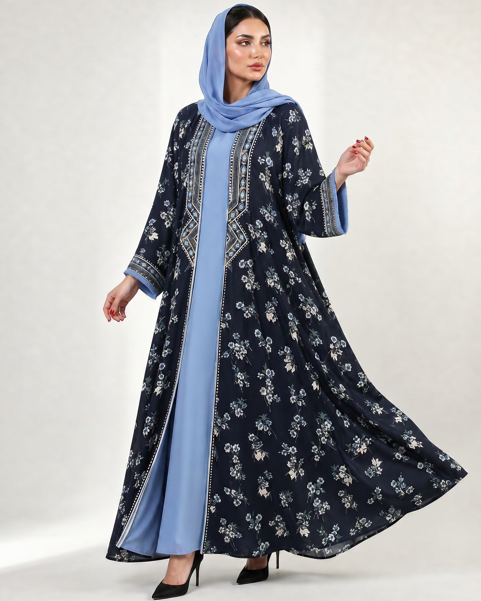 M0852 ABAYA - KERTA COLLECTION - MIRA Y MANO
