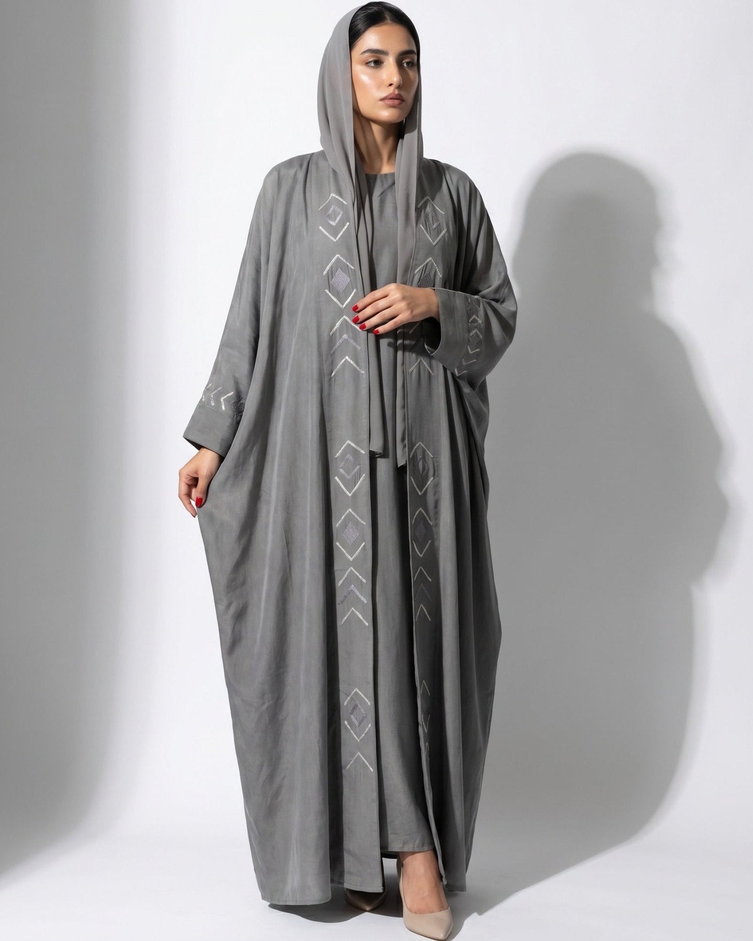 M0854 ABAYA SET - KERTA COLLECTION - MIRA Y MANO
