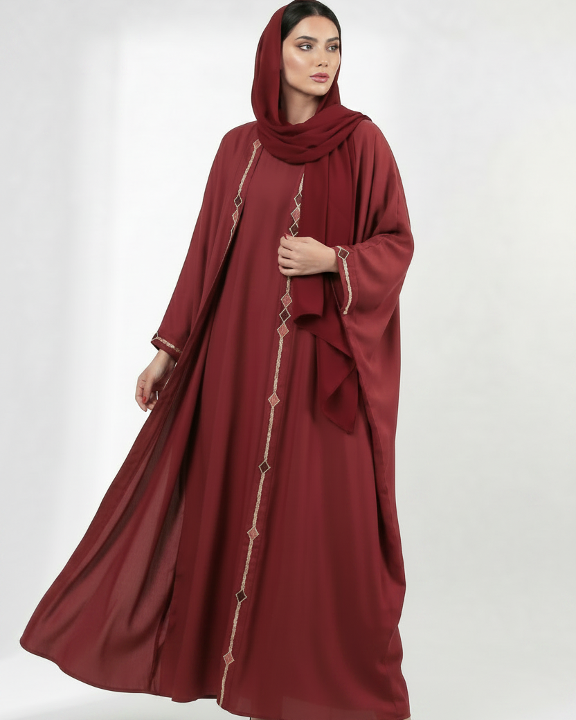 M0856 ABAYA SET - KERTA COLLECTION - MIRA Y MANO
