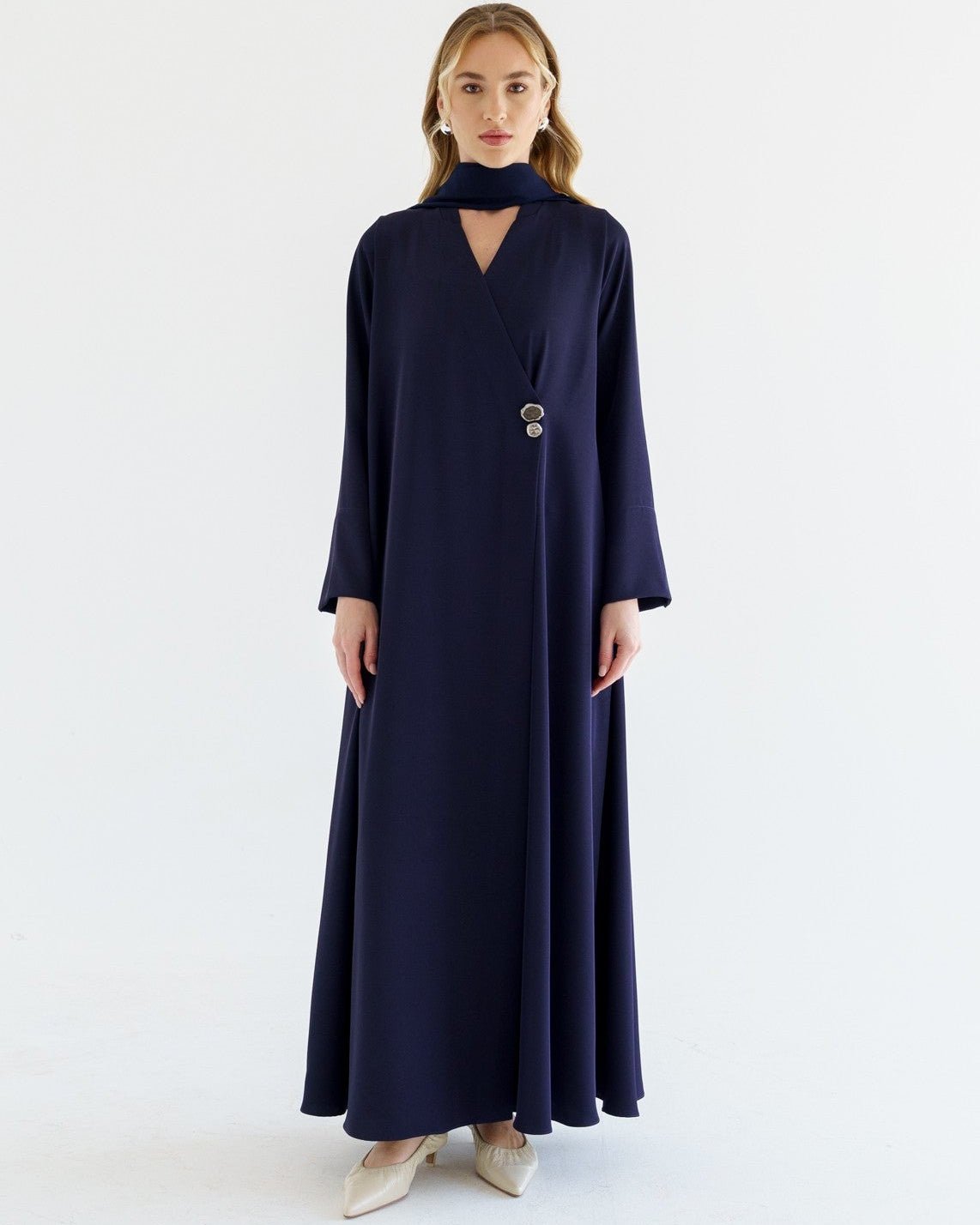 ALICE NAVY BLUE ABAYA - KHAM - MIRA Y MANO
