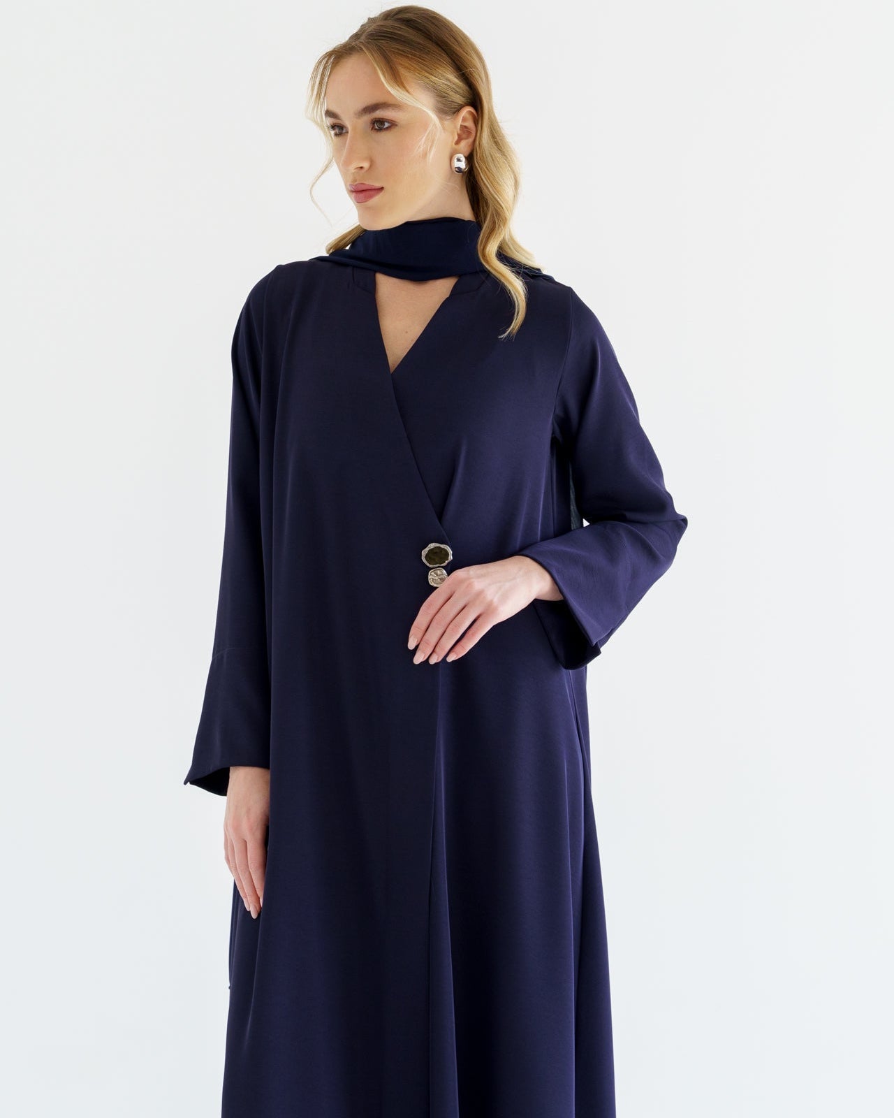 ALICE NAVY BLUE ABAYA - KHAM - MIRA Y MANO